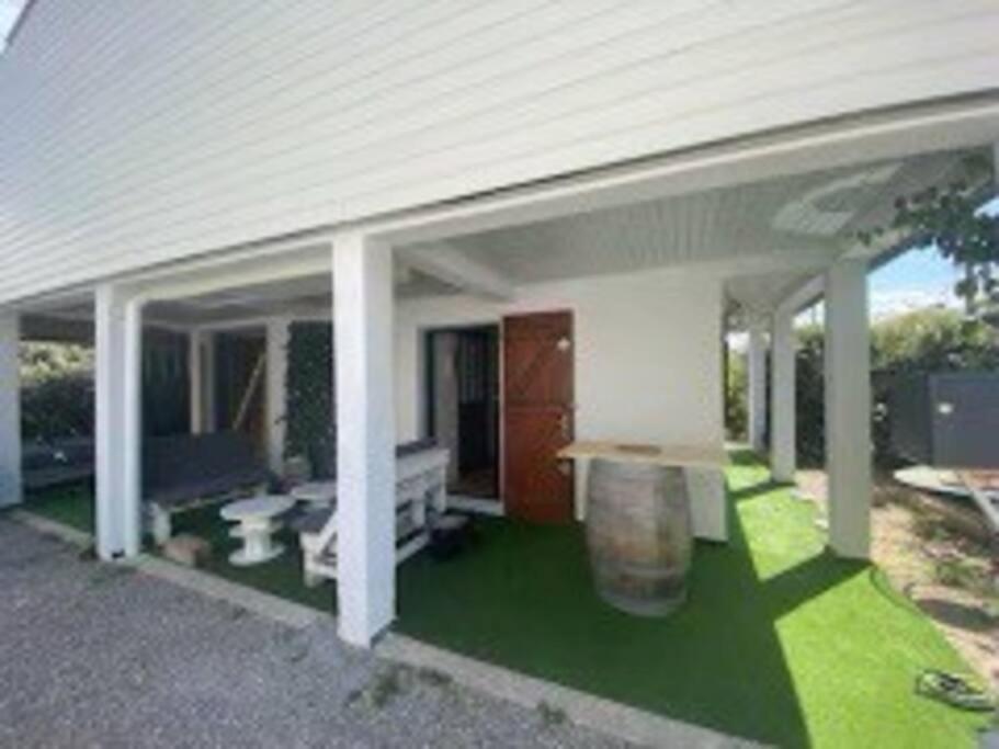 Joli T2 Bas De Chalet Plage De Груисан Екстериор снимка